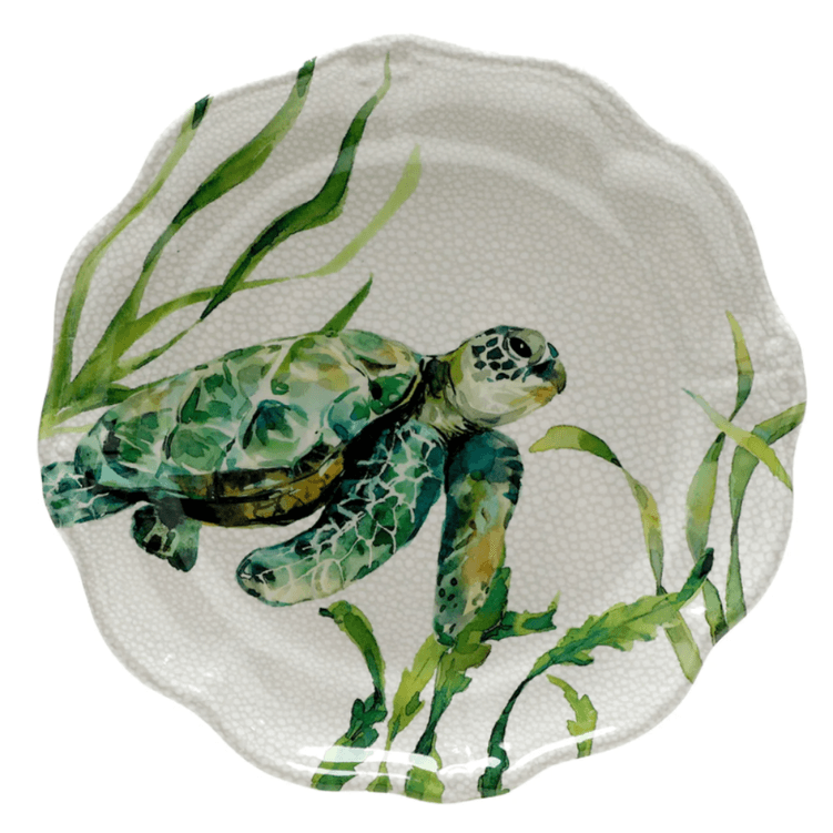 Prato De Sobremesa Tartaruga Em Melamina 22Cm - Entrecasa Prato De Sobremesa Tartaruga Em Melamina 22Cm - Entrecasa